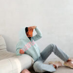 Bluza damska OLAVOGA IRIS miętowa