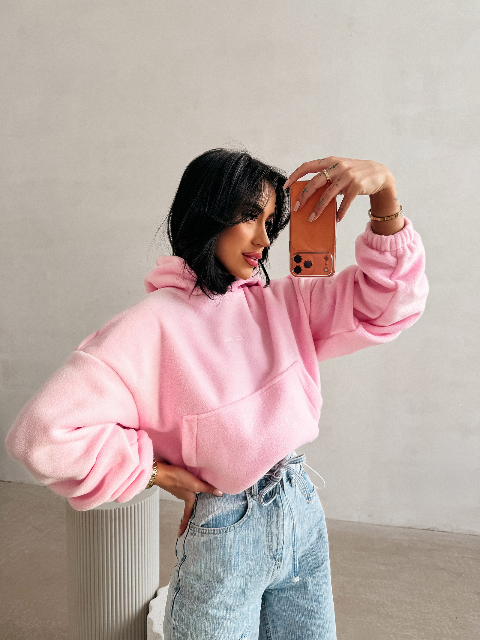 Bluza damska OLAVOGA MERIDIAN różowa