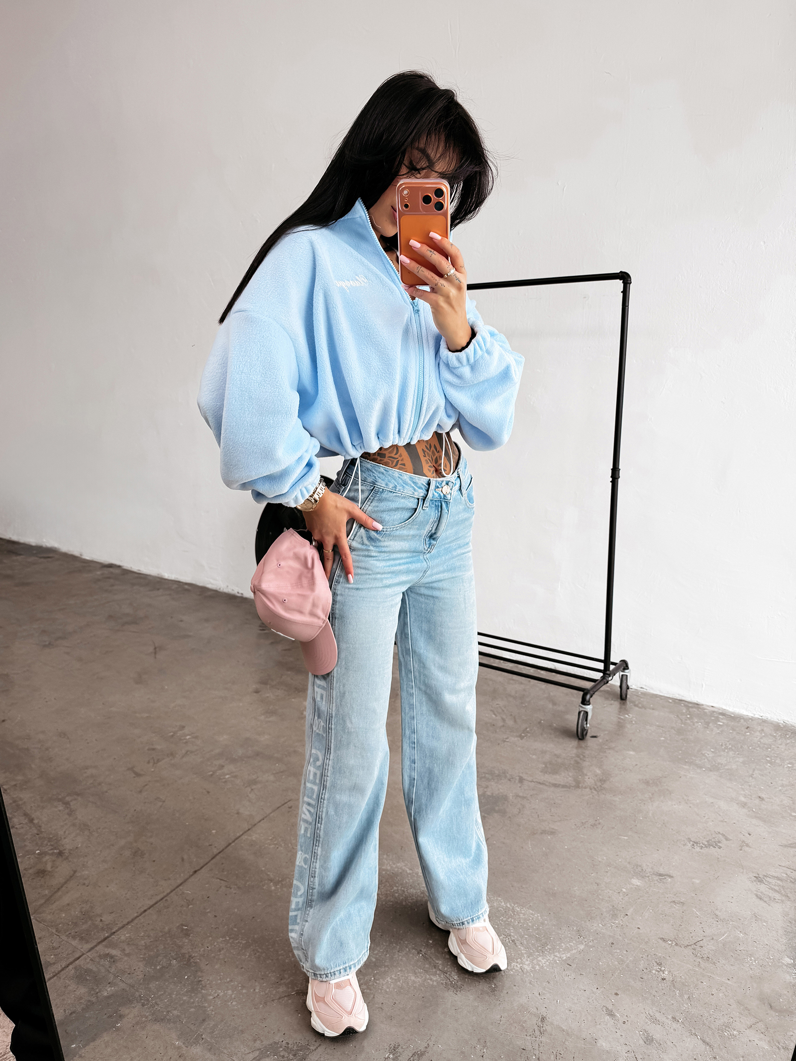 Bluza damska OLAVOGA SOFTI niebieska