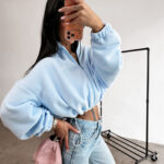 Bluza damska OLAVOGA SOFTI niebieska