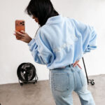 Bluza damska OLAVOGA SOFTI niebieska