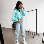 Bluza damska OLAVOGA SOFTI miętowa