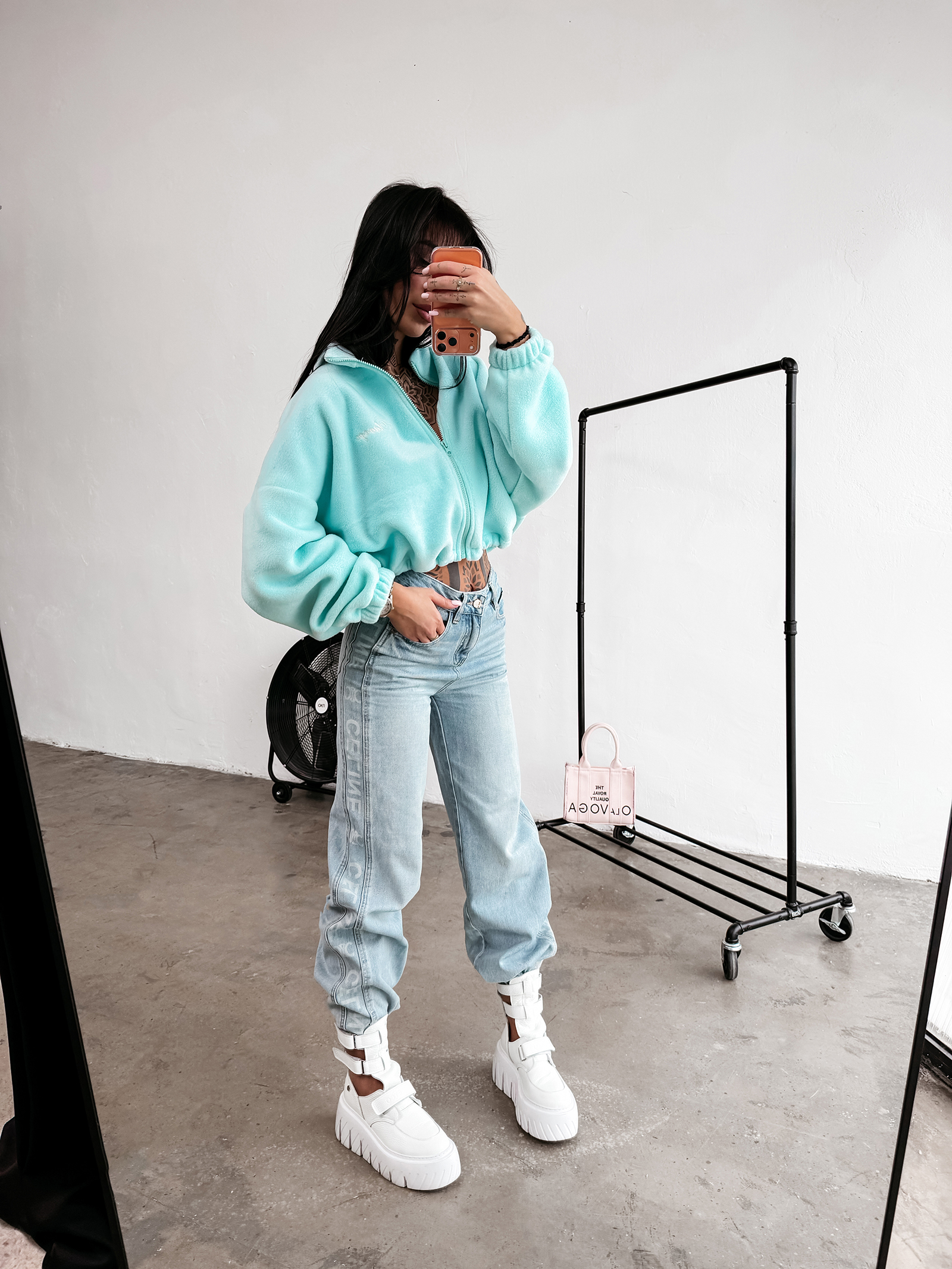 Bluza damska OLAVOGA SOFTI miętowa Bluza damska OLAVOGA SOFTI miętowa