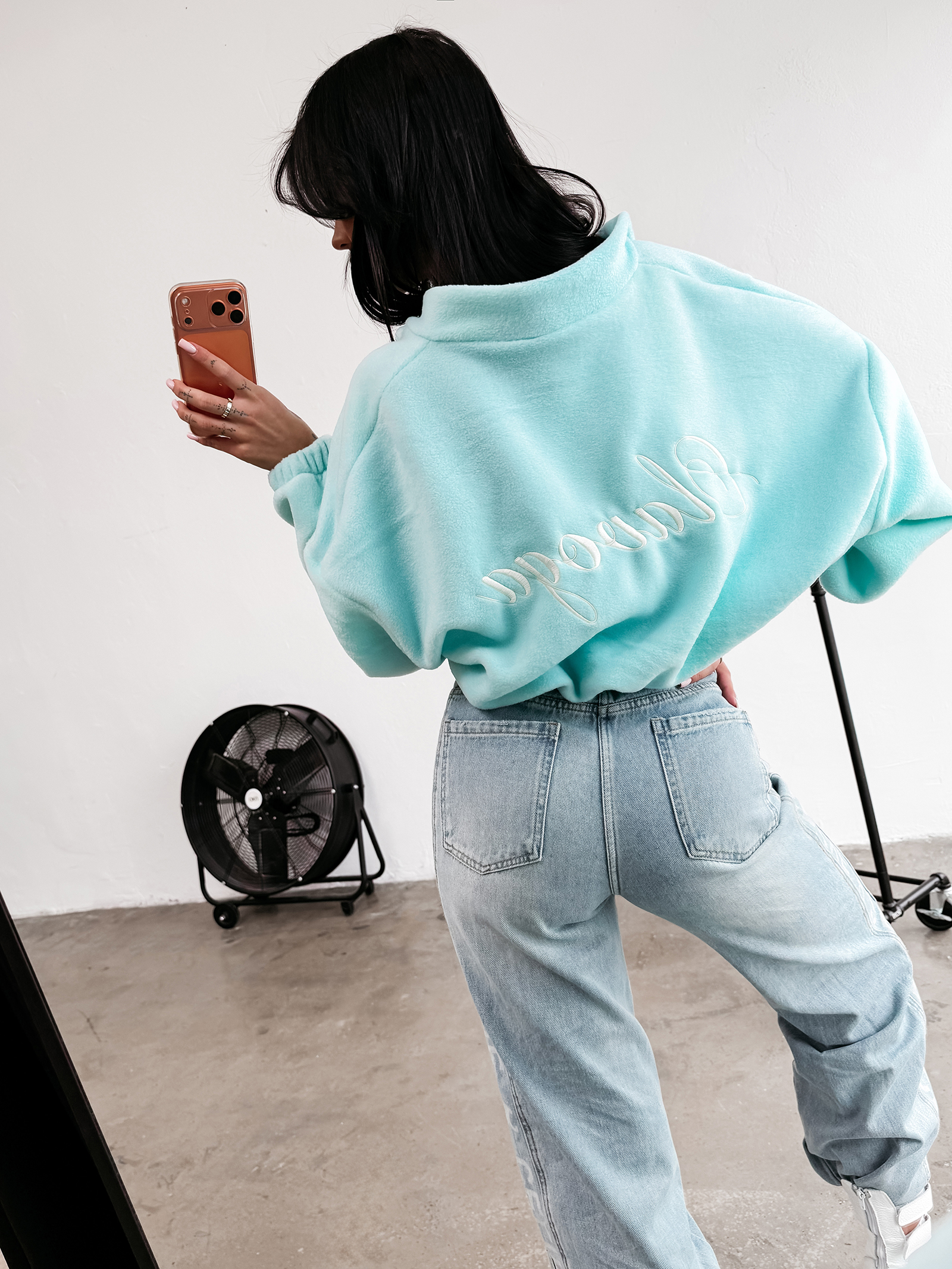 Bluza damska OLAVOGA SOFTI miętowa