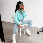 Bluza damska OLAVOGA SOFTI miętowa