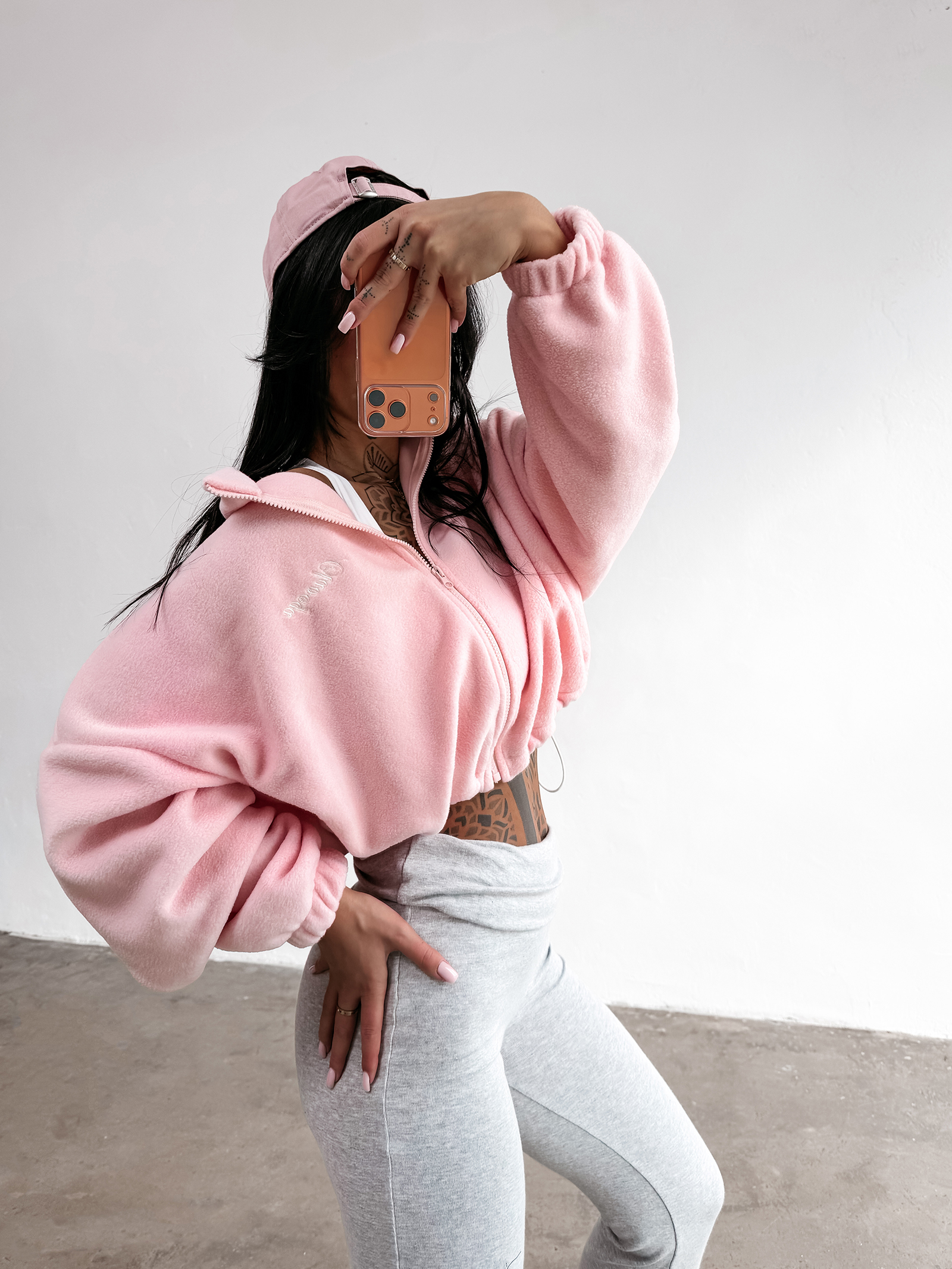 Bluza damska OLAVOGA SOFTI koralowa