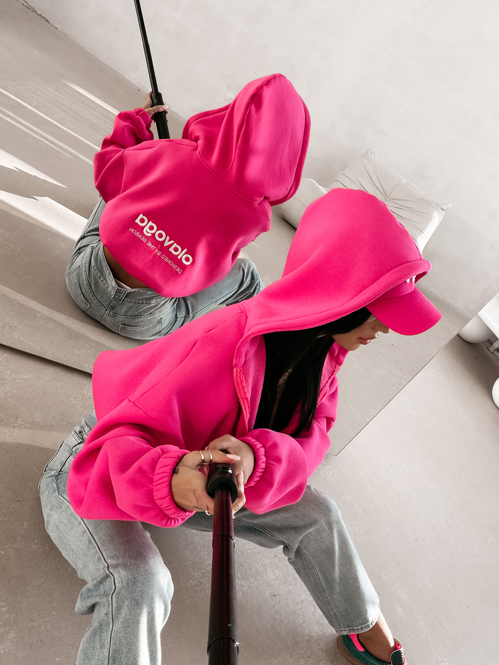 Bluza damska OLAVOGA TULIP fuksja Bluza damska OLAVOGA TULIP fuksja