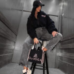 Bluza damska OLAVOGA TULIP czarna