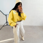 Bluza damska OLAVOGA TULIP żółta