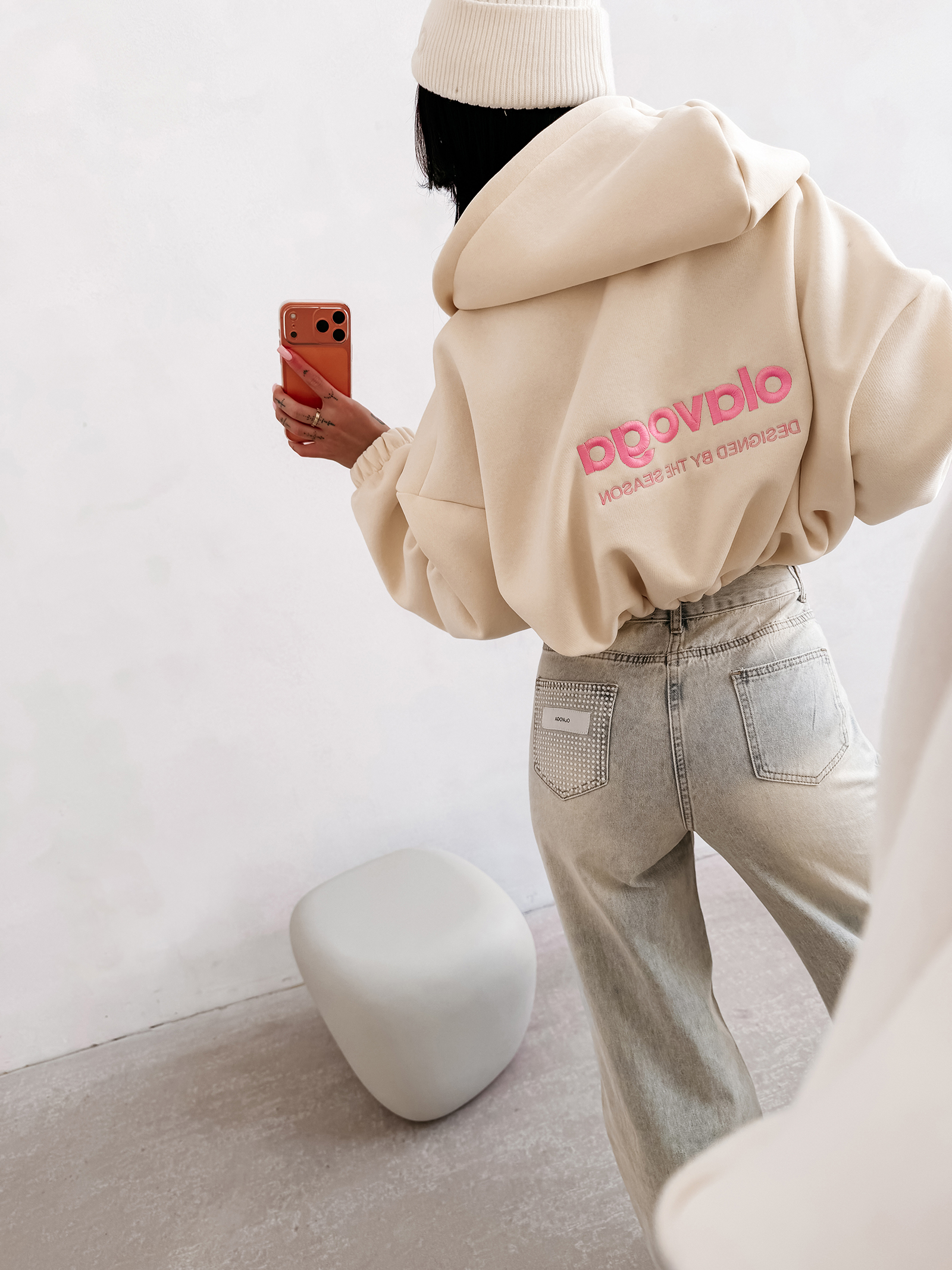 Bluza damska OLAVOGA TULIP ecru