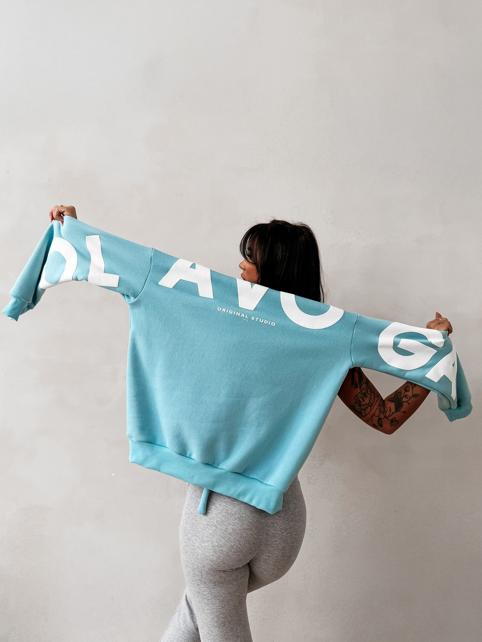 Bluza damska OLAVOGA VINTA niebieska