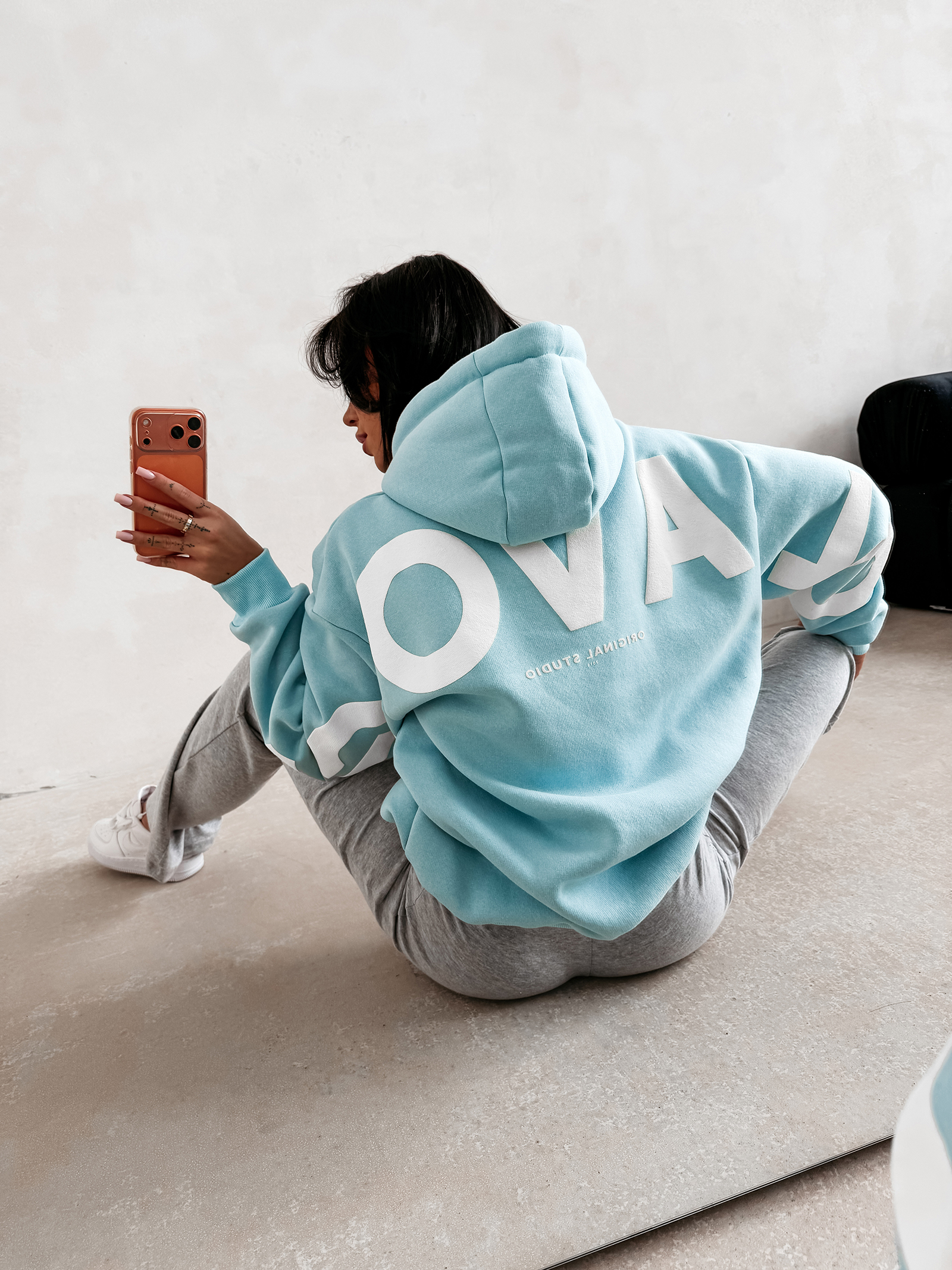 Bluza damska OLAVOGA VINTA niebieska