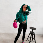 Bluza damska OLAVOGA VINTA zielona