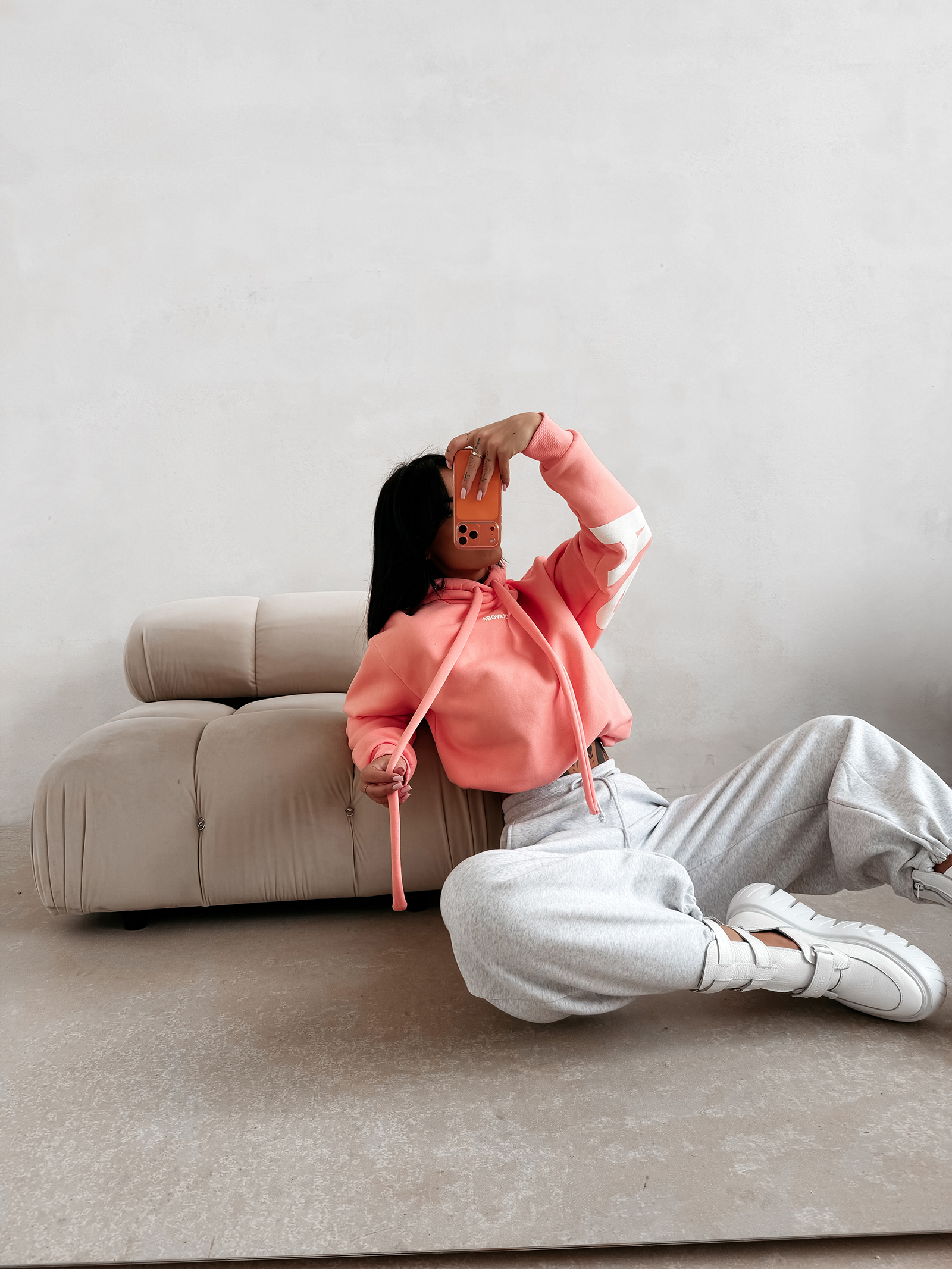 Bluza damska OLAVOGA VINTA koralowa Bluza damska OLAVOGA VINTA koralowa