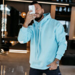 Bluza męska OLAVOGA VINTA niebieska