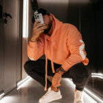 Bluza męska OLAVOGA VINTA koralowa