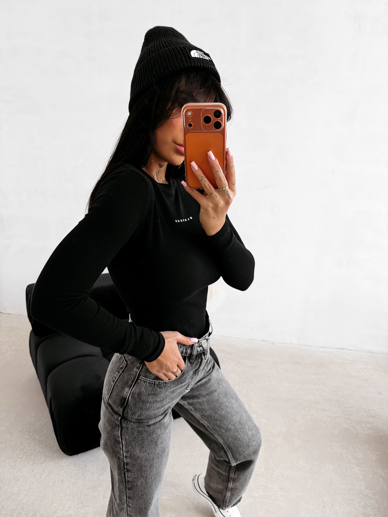 Bluzka damska OLAVOGA MIRIAM czarna