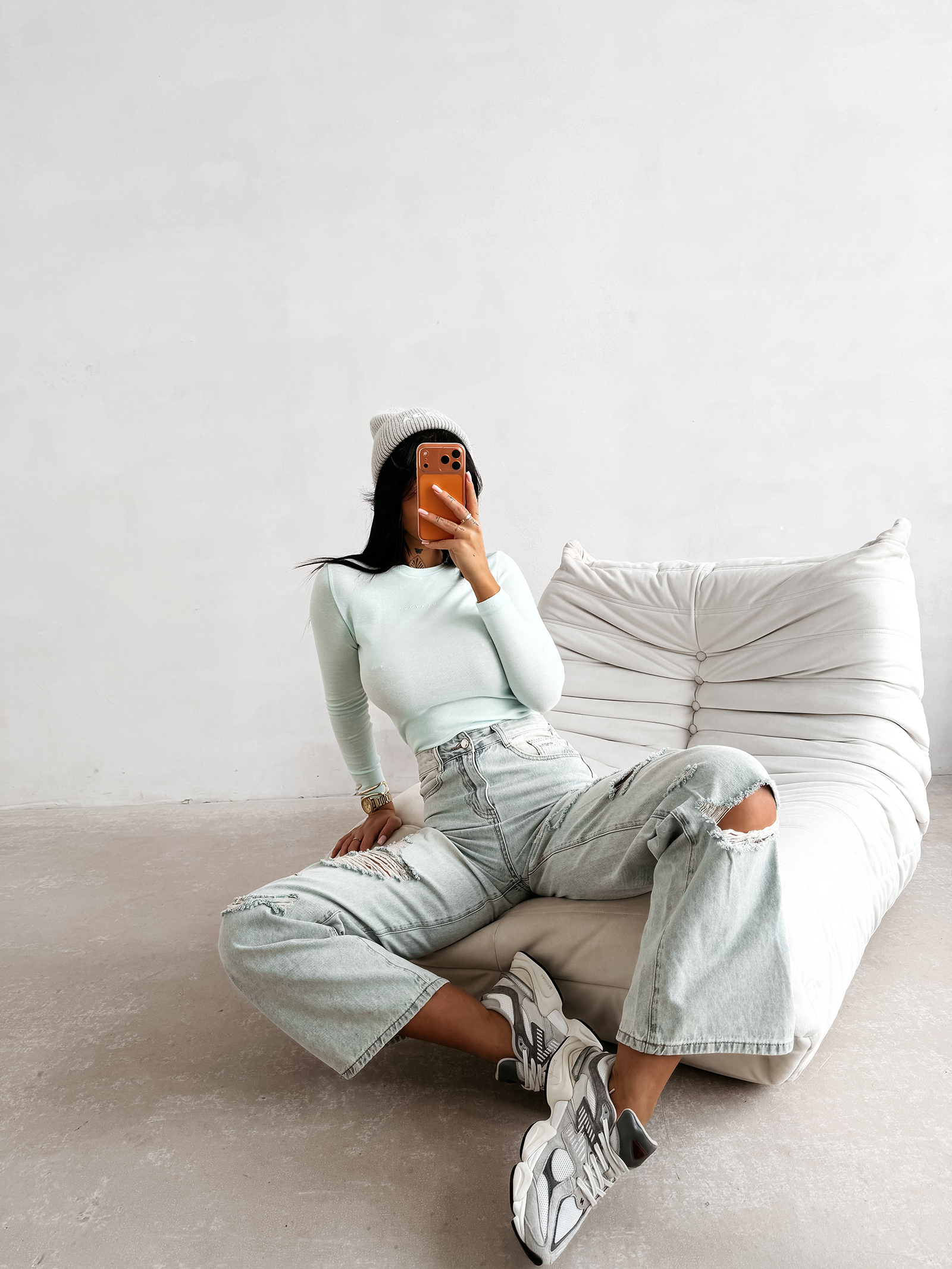 Bluzka damska OLAVOGA MIRIAM miętowa