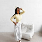 Bluzka damska OLAVOGA MIRIAM żółta