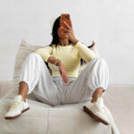 Bluzka damska OLAVOGA MIRIAM żółta