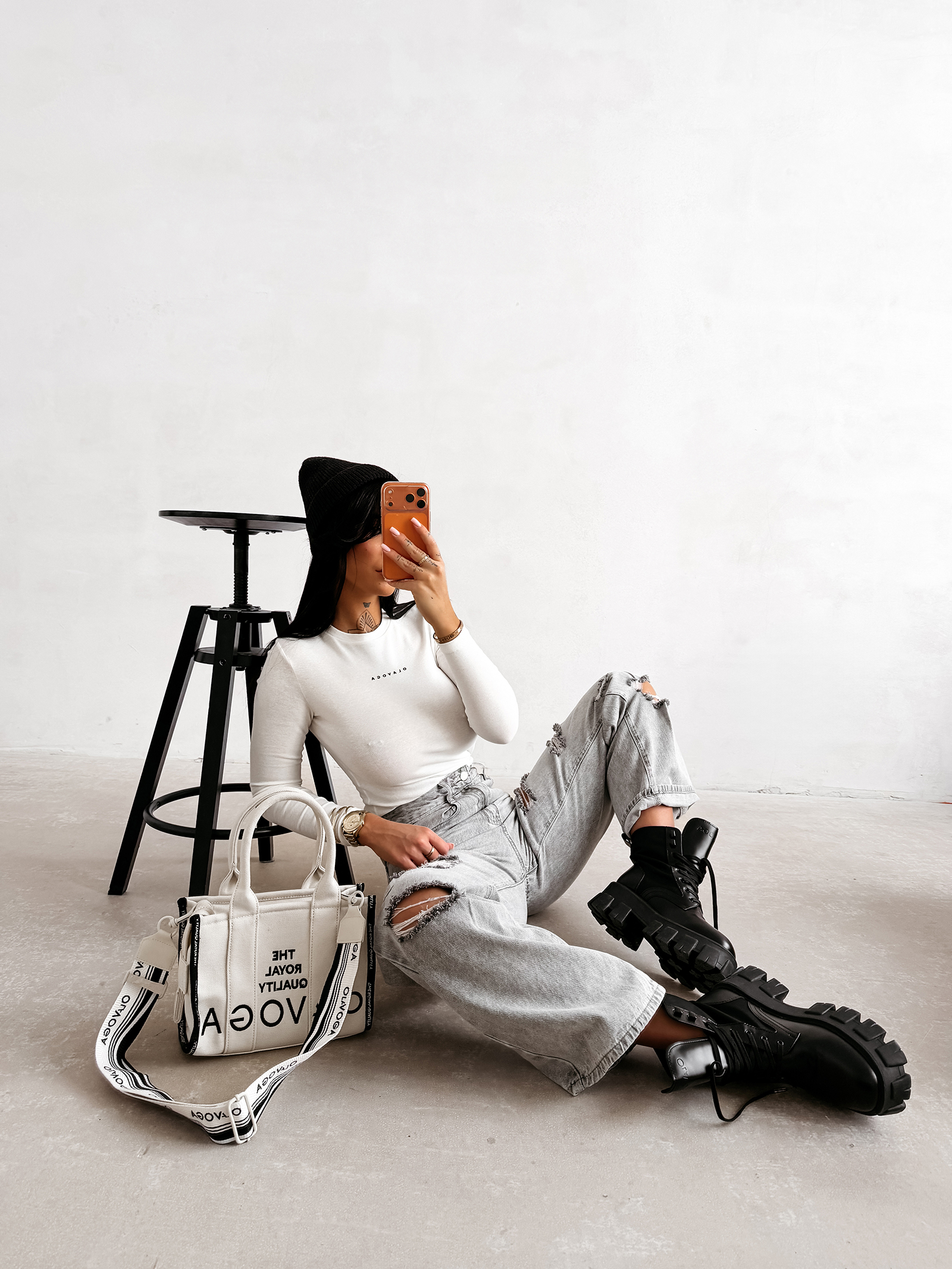 Bluzka damska OLAVOGA MIRIAM ecru Bluzka damska OLAVOGA MIRIAM ecru