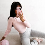 Bluzka damska OLAVOGA MIRIAM różowa