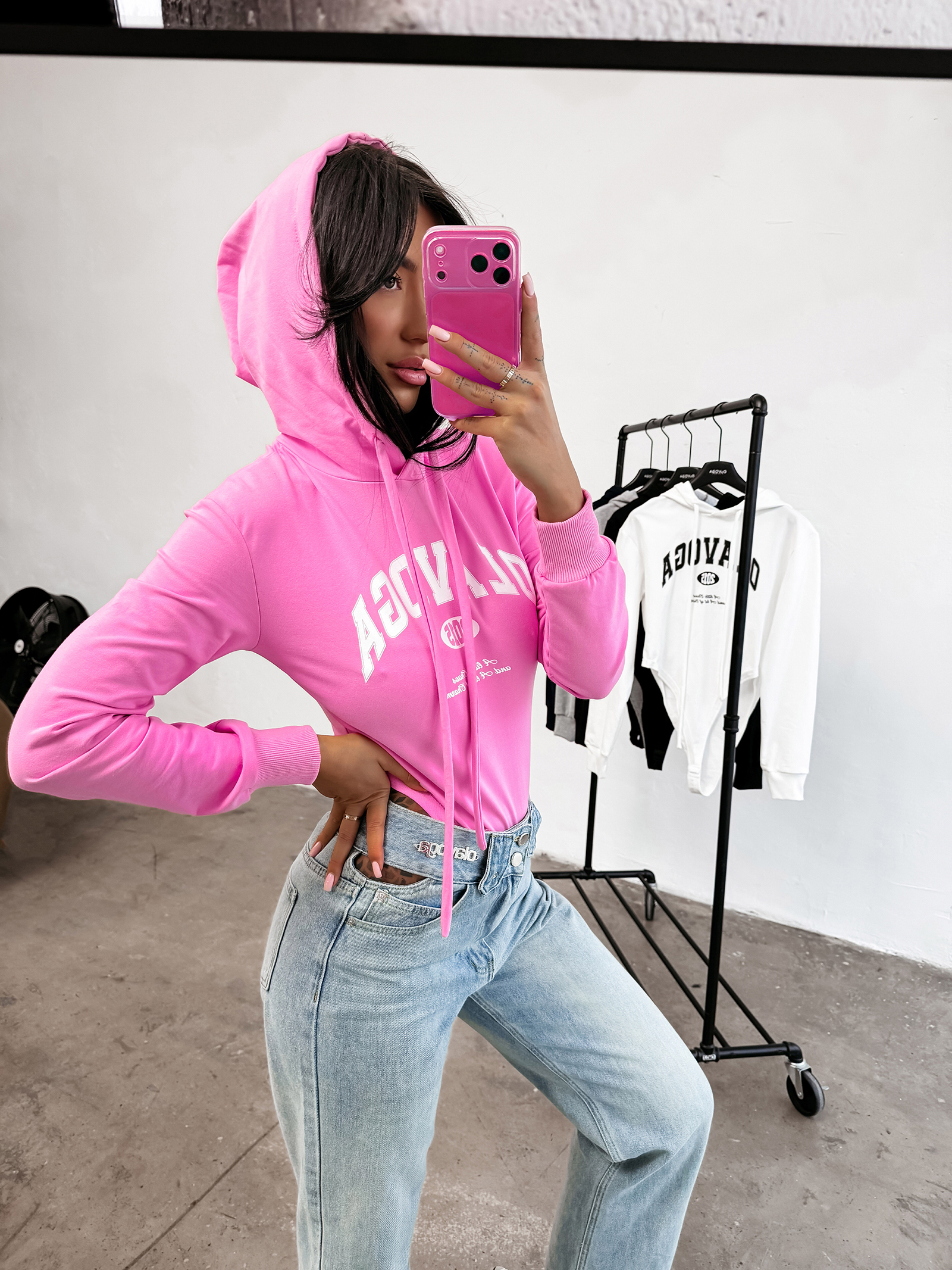 Body damskie OLAVOGA SELIA różowe Body damskie OLAVOGA SELIA różowe