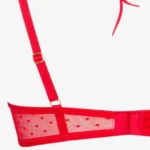 Gorset Desira z podwiązkami czerwony