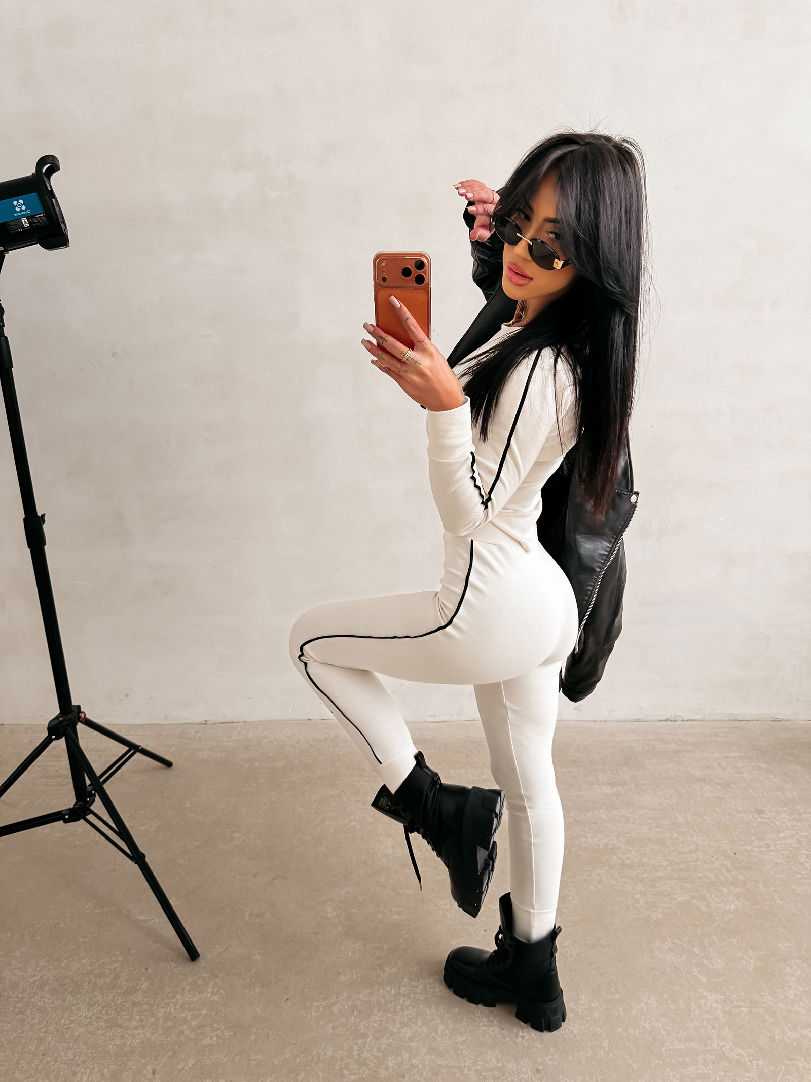 Komplet damski OLAVOGA EASILY ecru