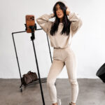 Komplet damski OLAVOGA HANDIES beżowy