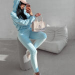 Komplet damski OLAVOGA HANDIES niebieski