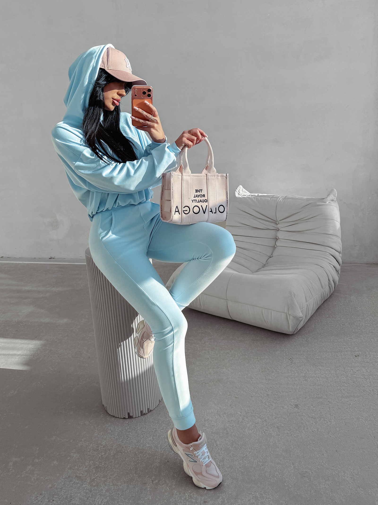 Komplet damski OLAVOGA HANDIES niebieski Komplet damski OLAVOGA HANDIES niebieski