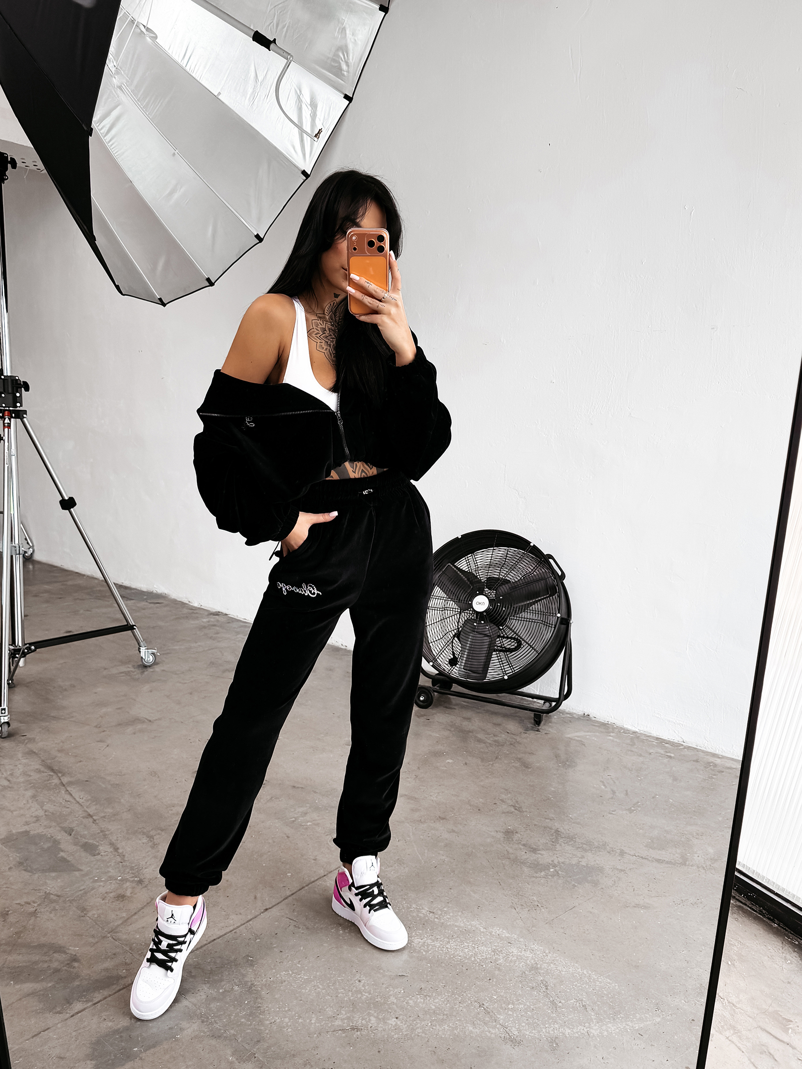 Komplet damski OLAVOGA PRISM czarny Komplet damski OLAVOGA PRISM czarny