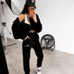 Komplet damski OLAVOGA PRISM czarny