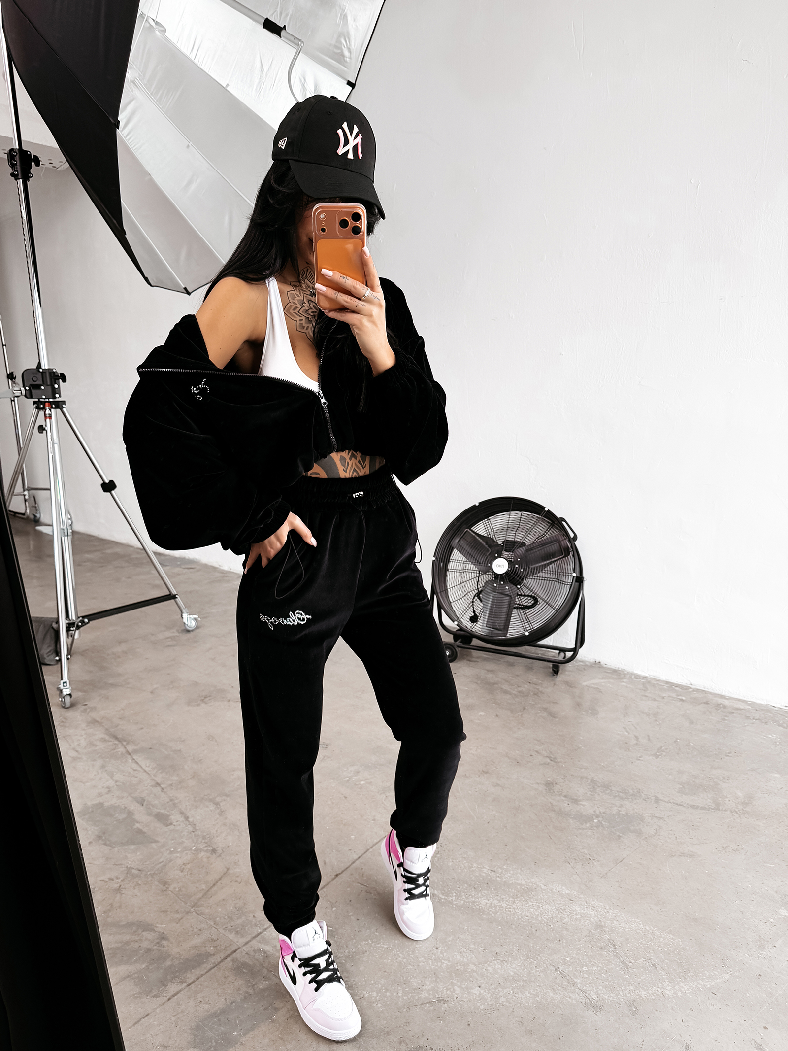 Komplet damski OLAVOGA PRISM czarny