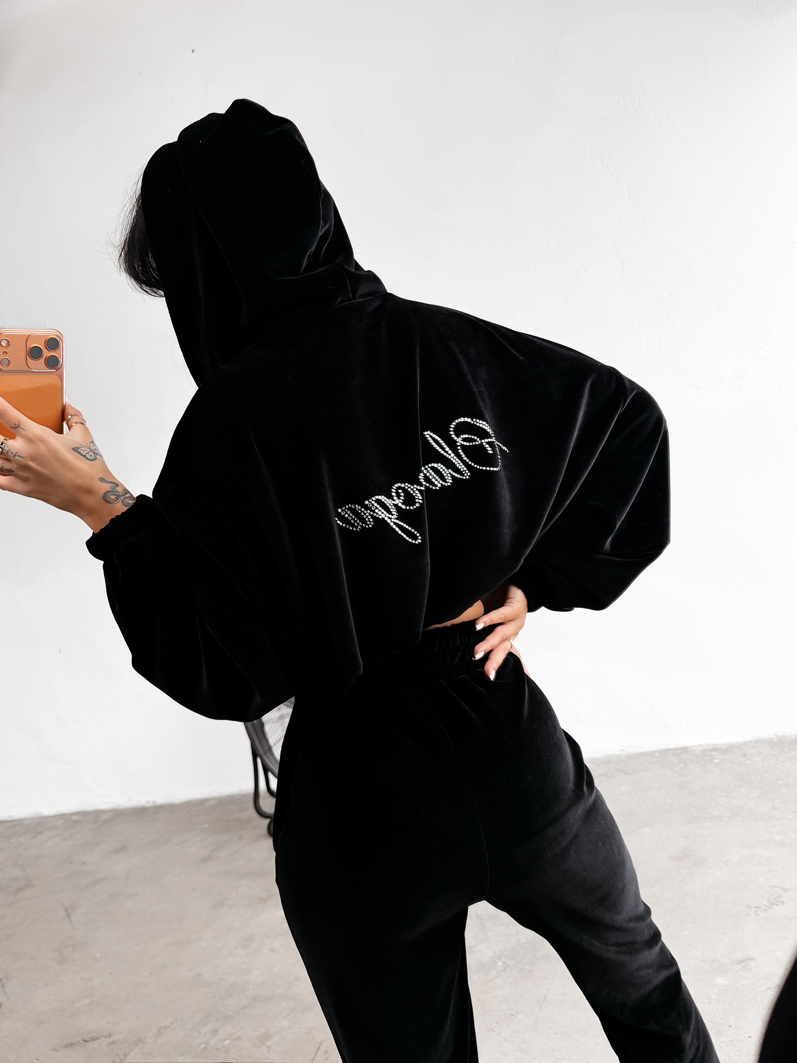 Komplet damski OLAVOGA PRISM czarny Komplet damski OLAVOGA PRISM czarny