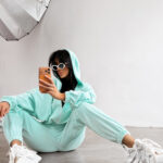 Komplet damski OLAVOGA PRISM miętowy