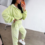 Komplet damski OLAVOGA PRISM żółty