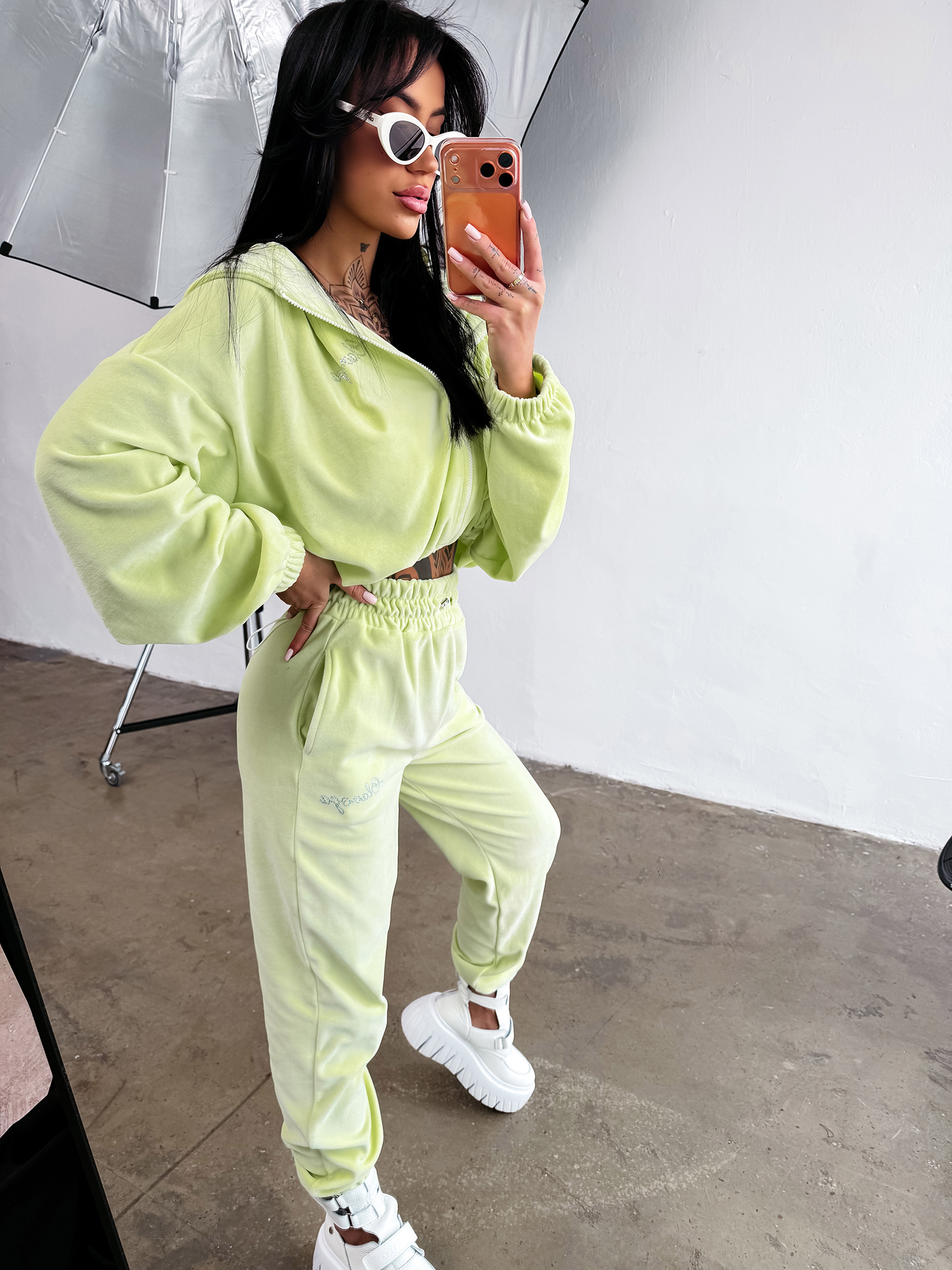 Komplet damski OLAVOGA PRISM żółty Komplet damski OLAVOGA PRISM żółty