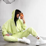 Komplet damski OLAVOGA PRISM żółty