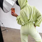 Komplet damski OLAVOGA PRISM żółty