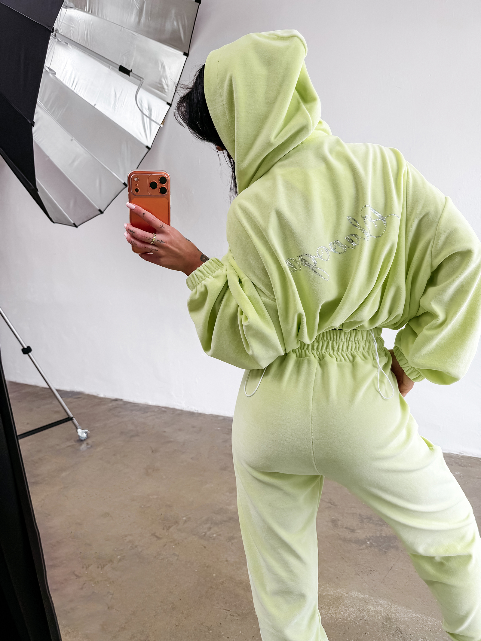 Komplet damski OLAVOGA PRISM żółty