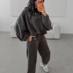 Komplet damski OLAVOGA STONY brązowy