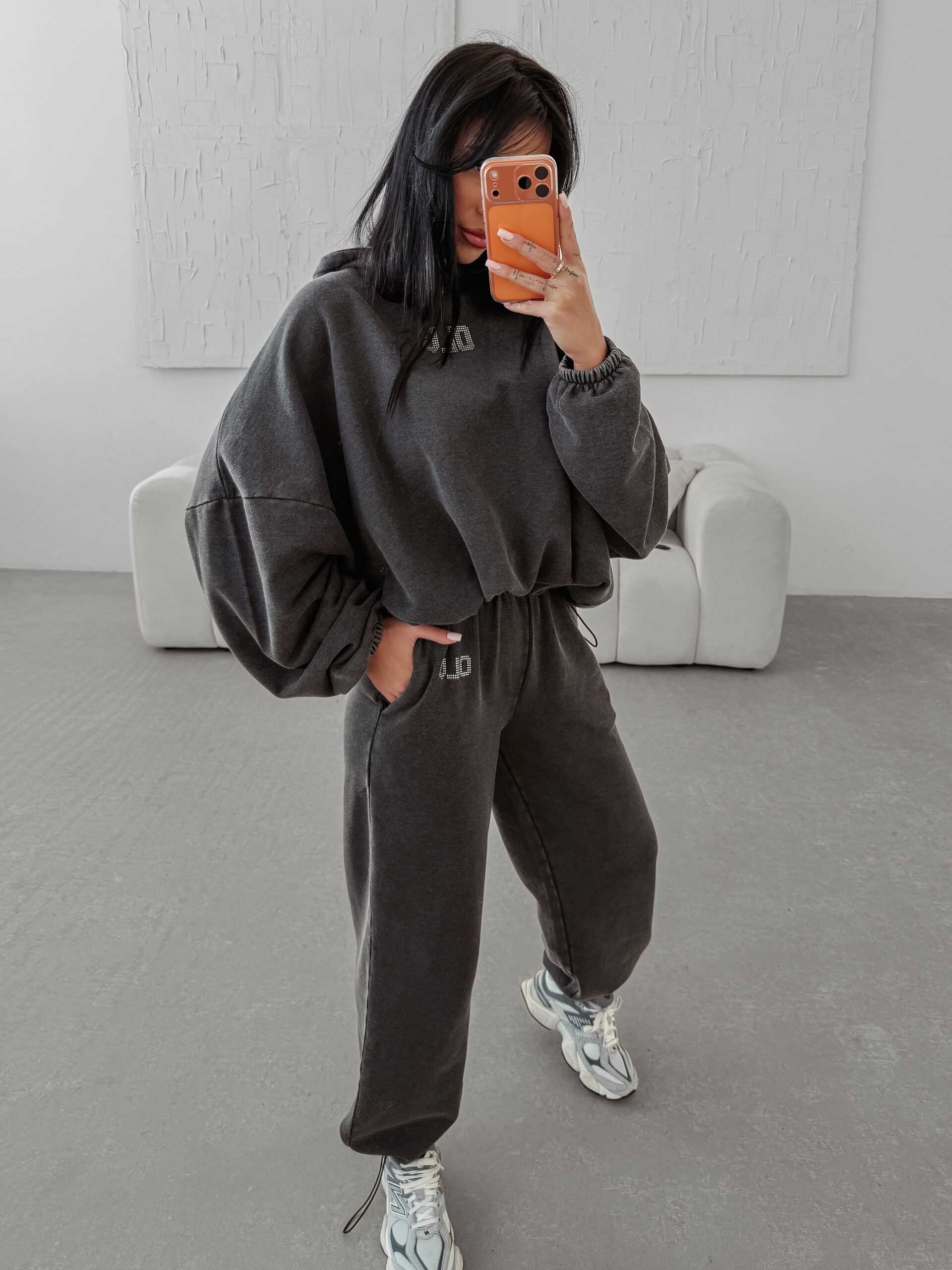 Komplet damski OLAVOGA STONY brązowy