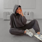 Komplet damski OLAVOGA STONY brązowy