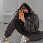 Komplet damski OLAVOGA STONY brązowy