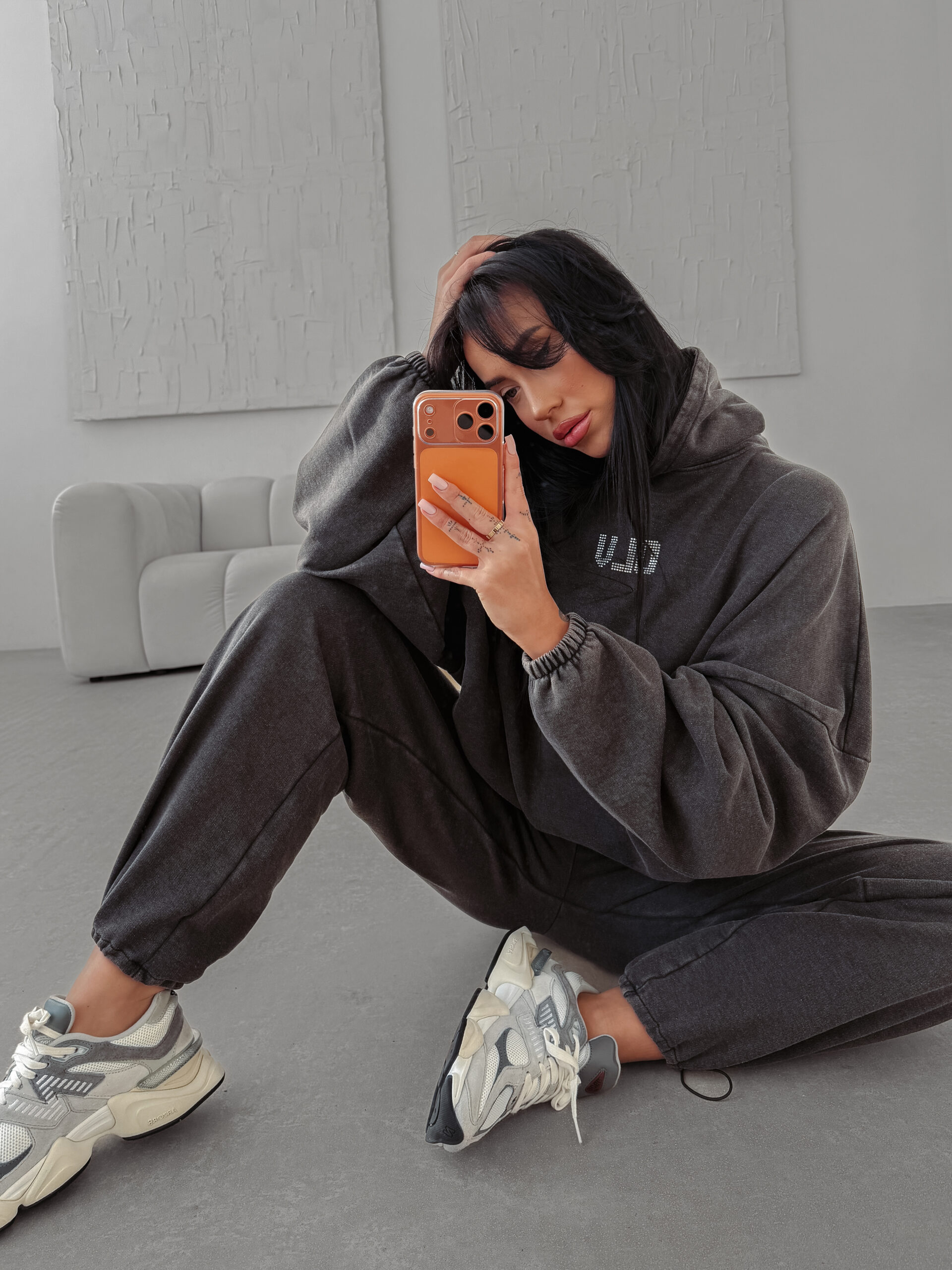 Komplet damski OLAVOGA STONY brązowy Komplet damski OLAVOGA STONY brązowy