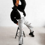 Kurtka damska OLAVOGA LORIA czarna