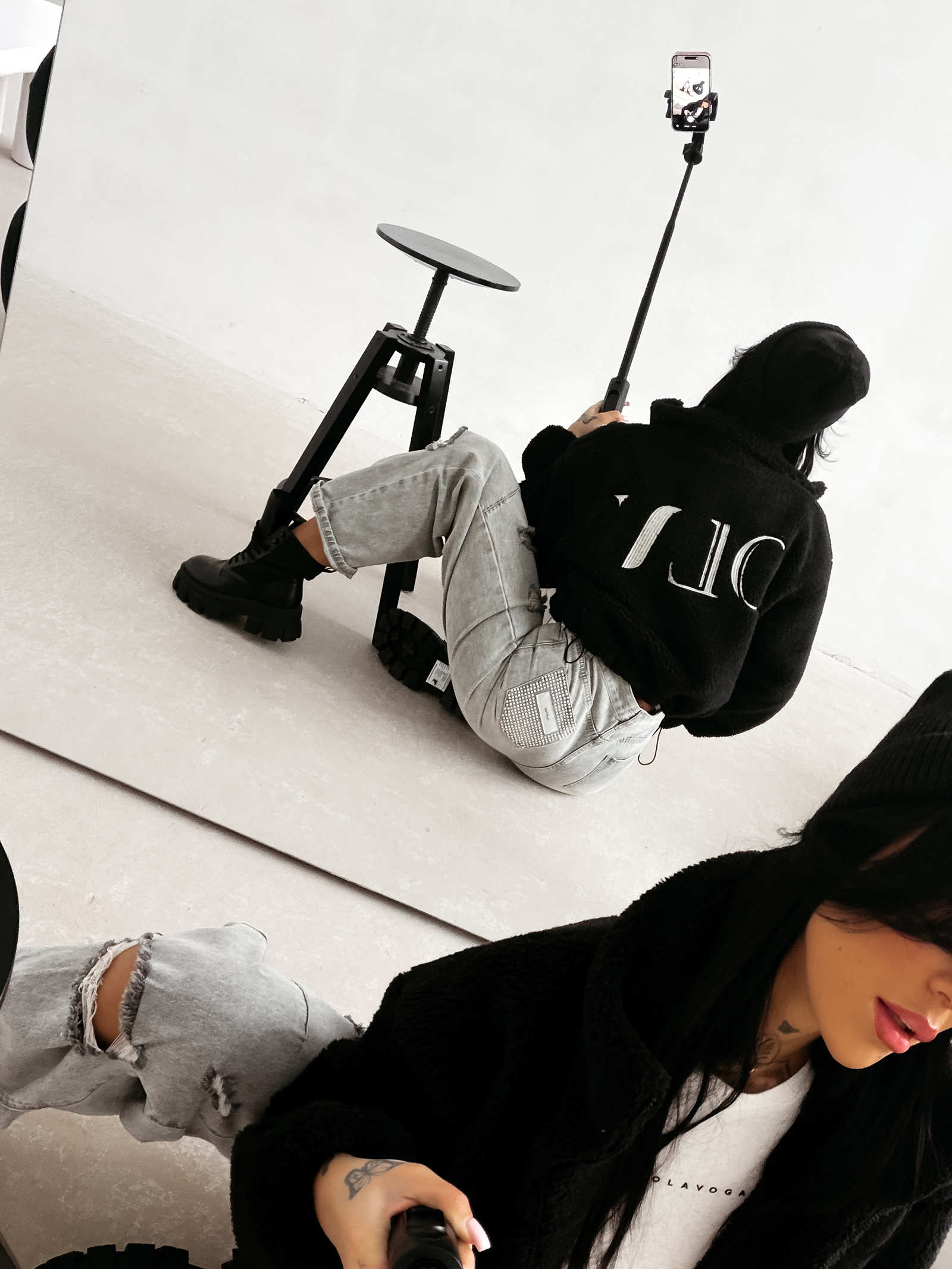 Kurtka damska OLAVOGA LORIA czarna Kurtka damska OLAVOGA LORIA czarna