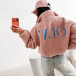 Kurtka damska OLAVOGA LORIA pudrowy róż